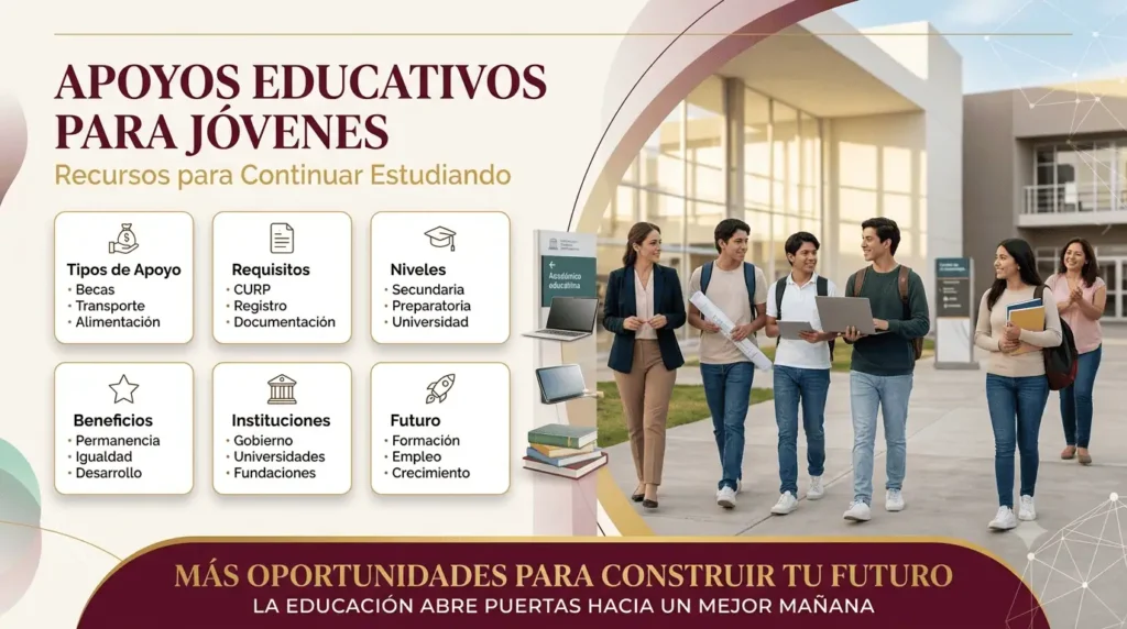 Apoyos educativos para jóvenes con recursos limitados