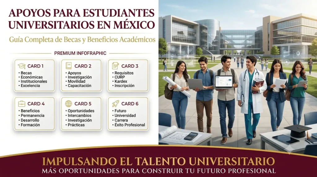 Apoyos para estudiantes universitarios en México