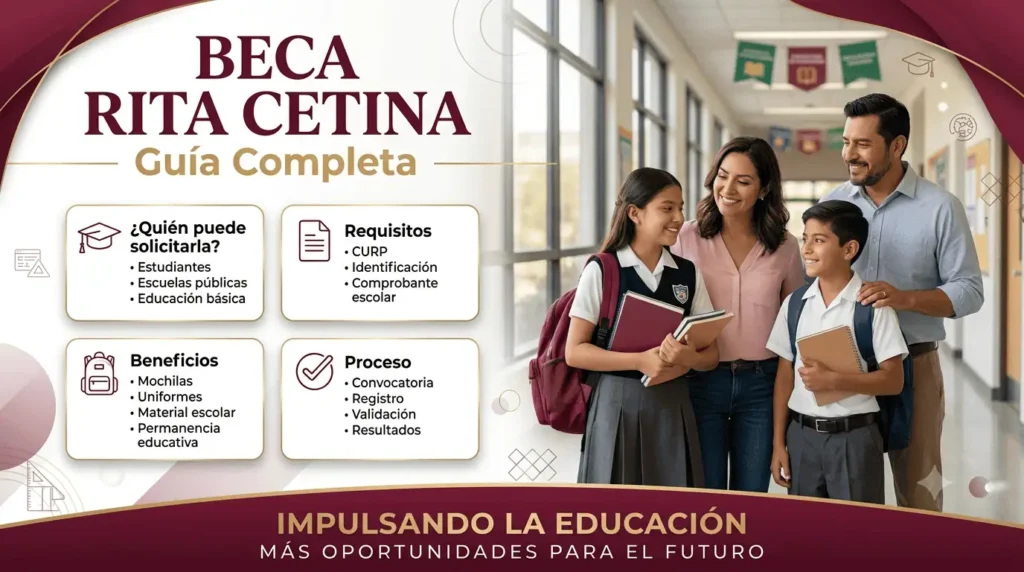 Beca Rita Cetina guía completa