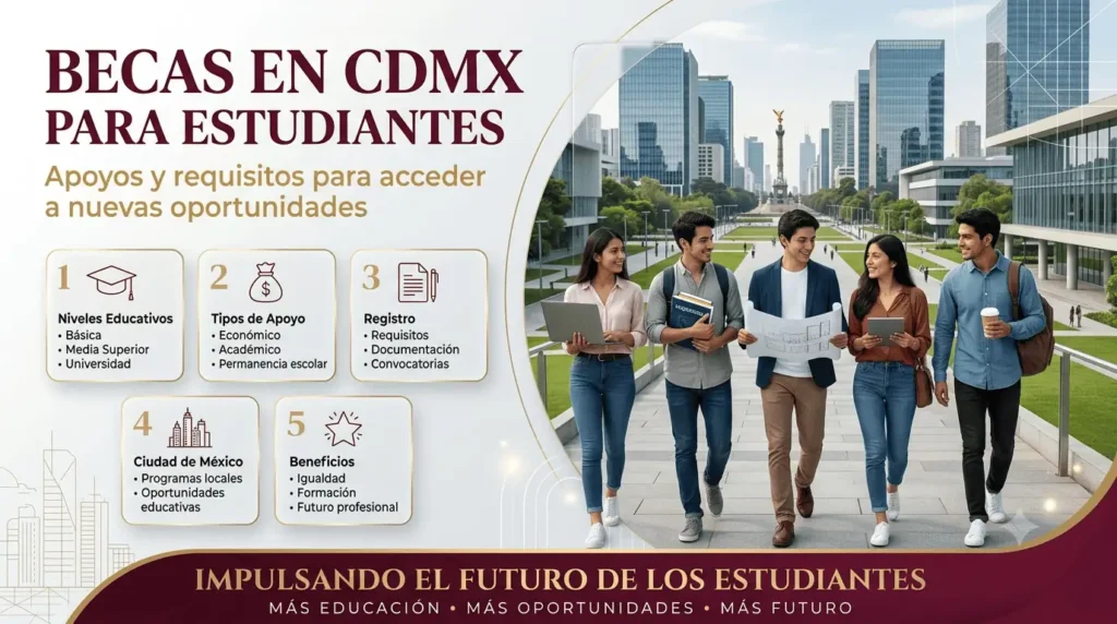 Becas en CDMX para estudiantes apoyos y requisitos