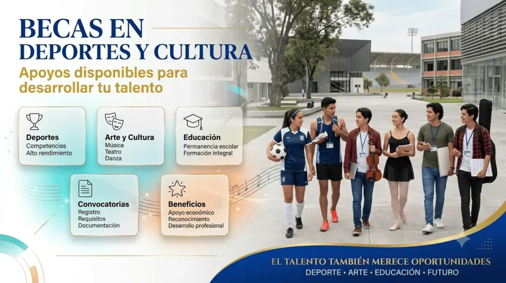 Becas en deportes y cultura en México apoyos disponibles