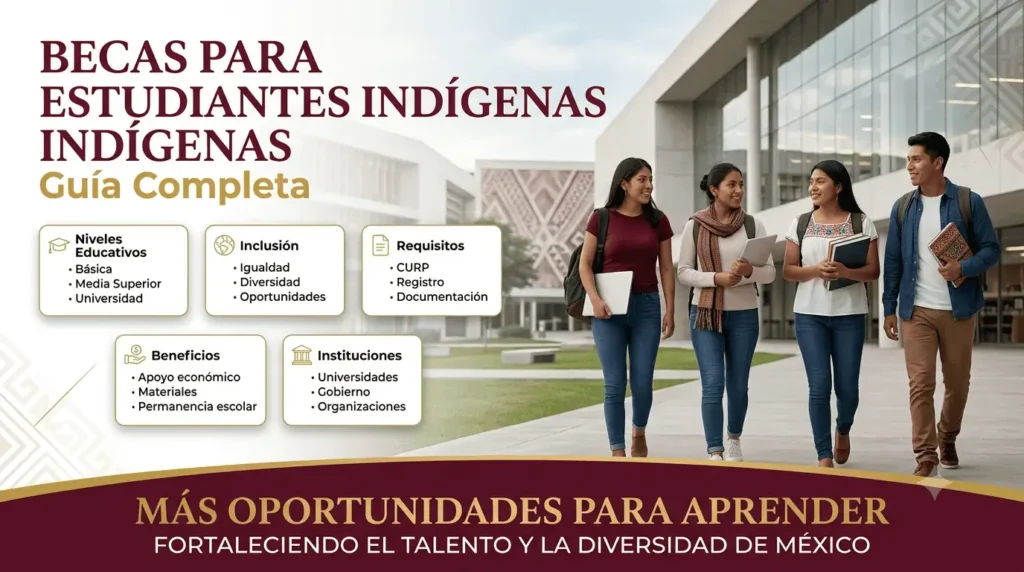 Becas para estudiantes indígenas en México guía completa