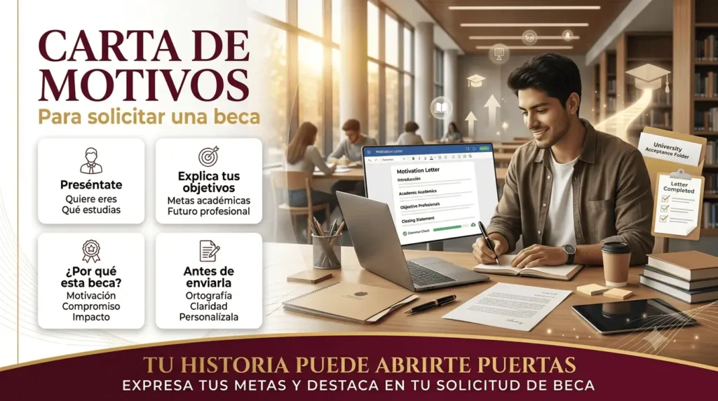 Cómo hacer una carta de motivos para una beca