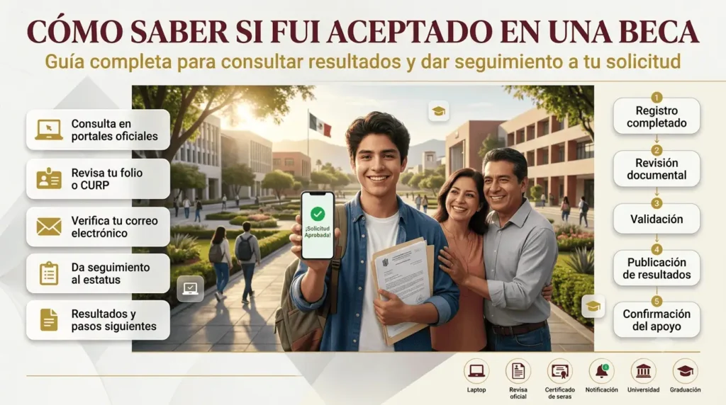 Cómo saber si fui aceptado en una beca en México