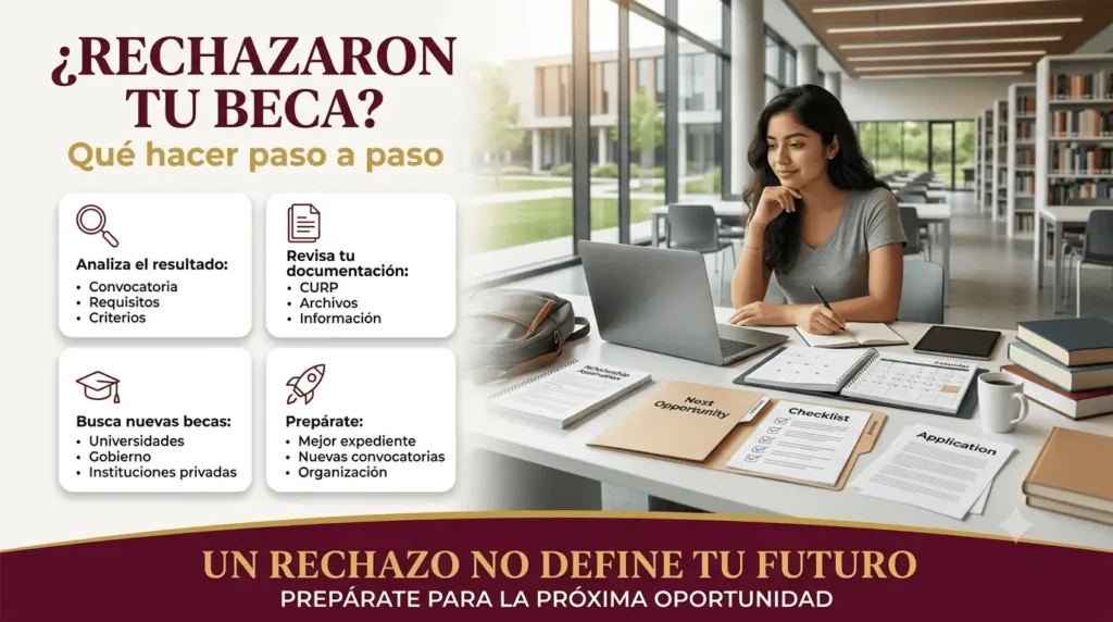 Qué hacer si rechazaron mi beca en México
