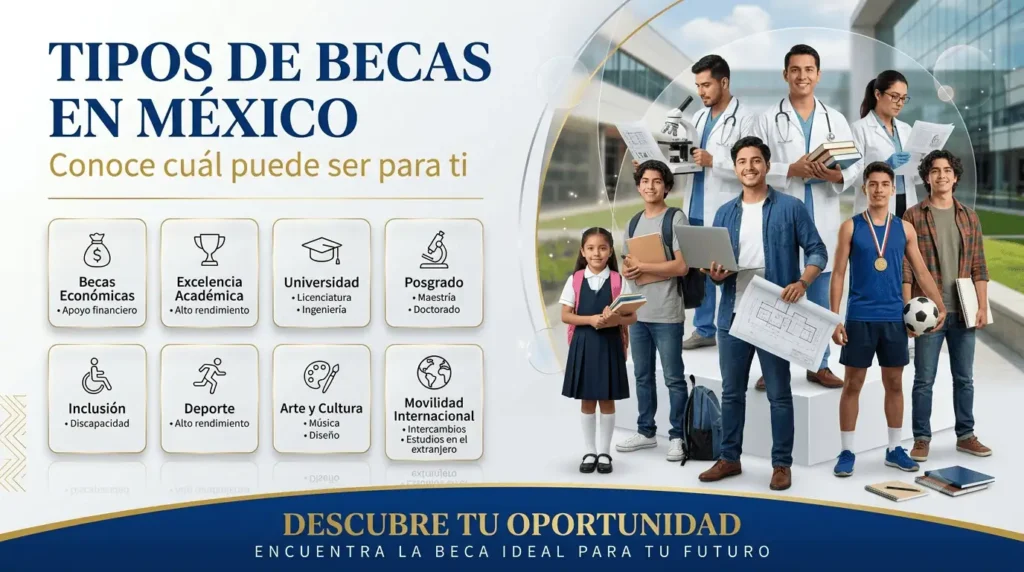 Tipos de becas en México conoce cuál puede ser para ti