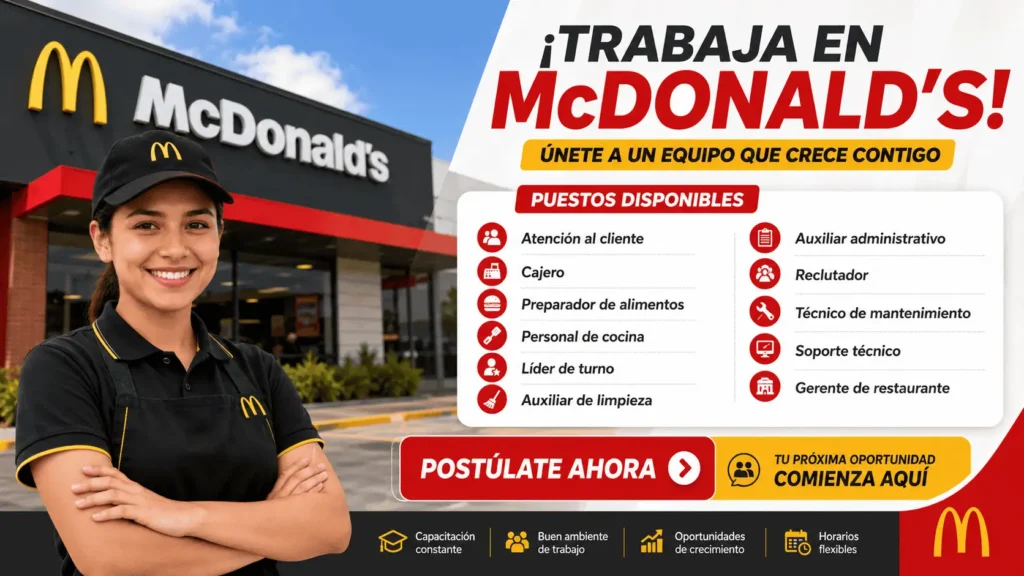 trabajo mcdonalds
